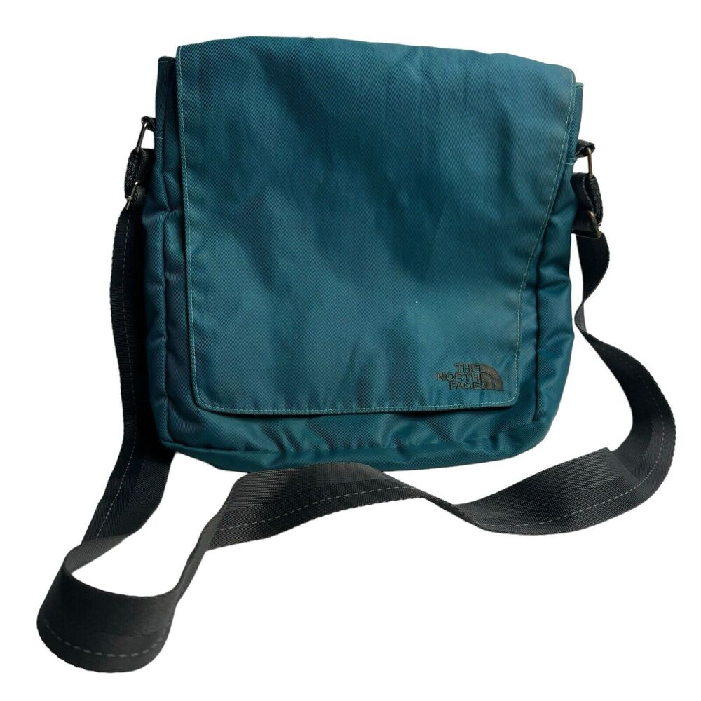 North Face Crossbody Bag Unisex Magnetic Satchel Nylon Outdoor Lightweight
